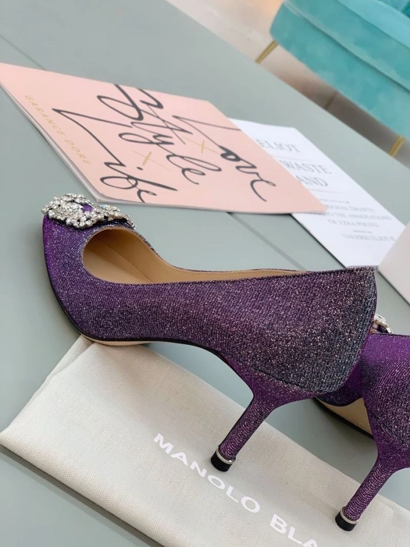 Lightweight Mxnxlo Blxhnxk High Heels 193435