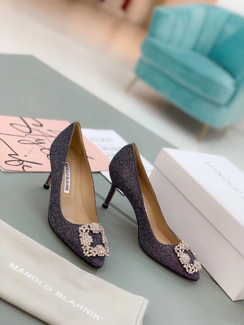 Lightweight Mxnxlo Blxhnxk High Heels 193435
