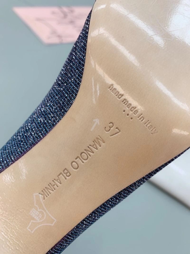 Lightweight Mxnxlo Blxhnxk High Heels 193435
