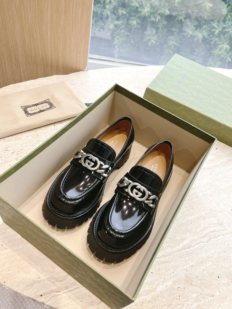 Trendsetting Gxccx Leather Shoes 161469
