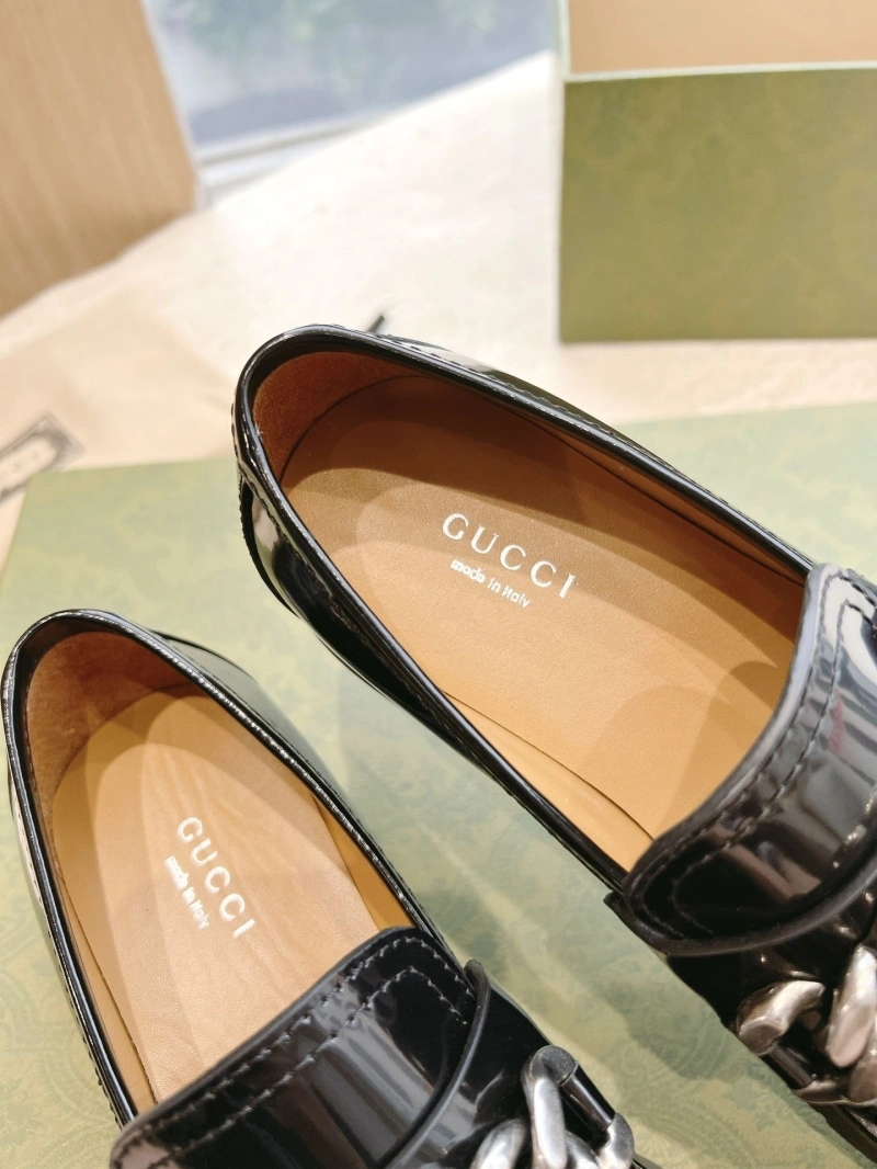 Trendsetting Gxccx Leather Shoes 161469