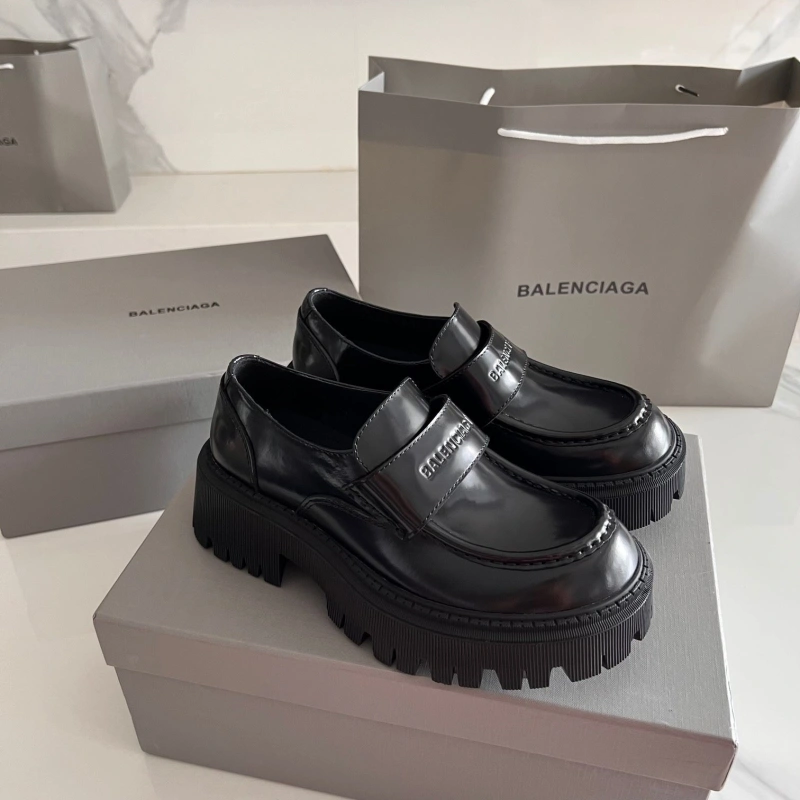 Classic Bxlxnciaga Leather Shoes 109713