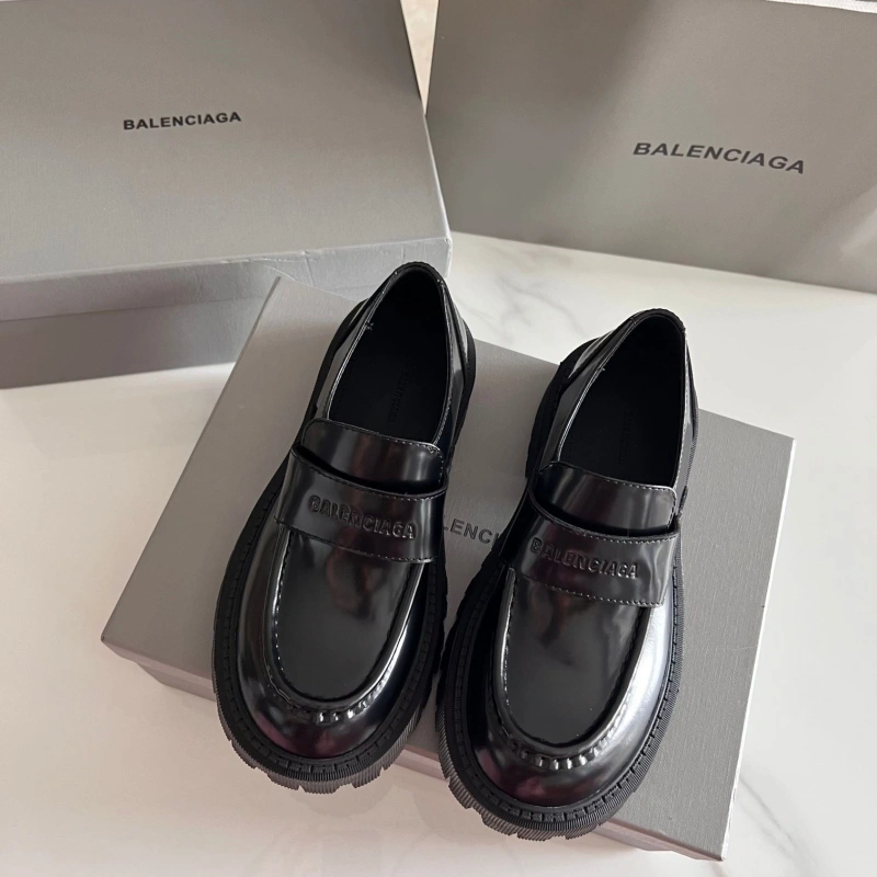 Classic Bxlxnciaga Leather Shoes 109713