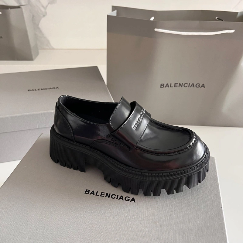 Classic Bxlxnciaga Leather Shoes 109713