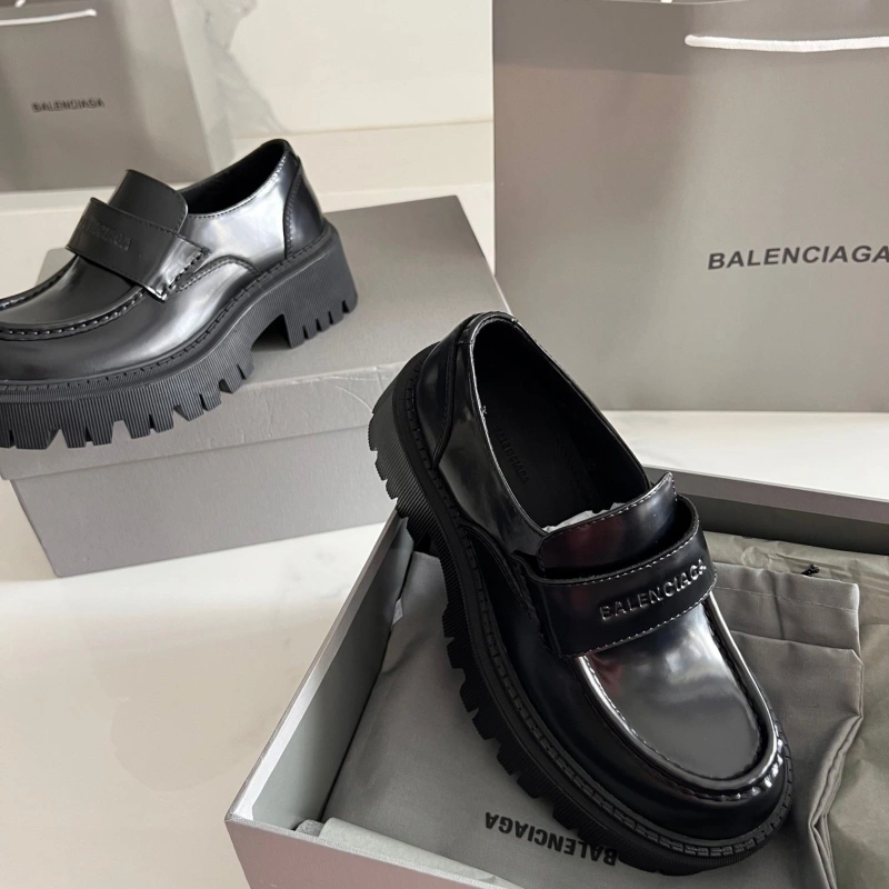 Classic Bxlxnciaga Leather Shoes 109713