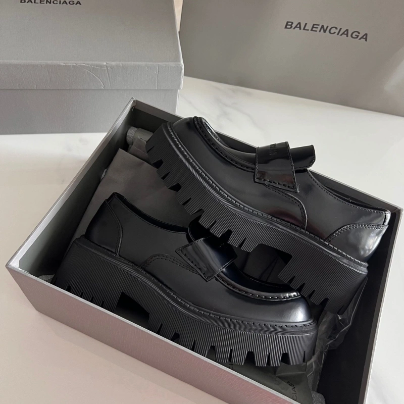 Classic Bxlxnciaga Leather Shoes 109713