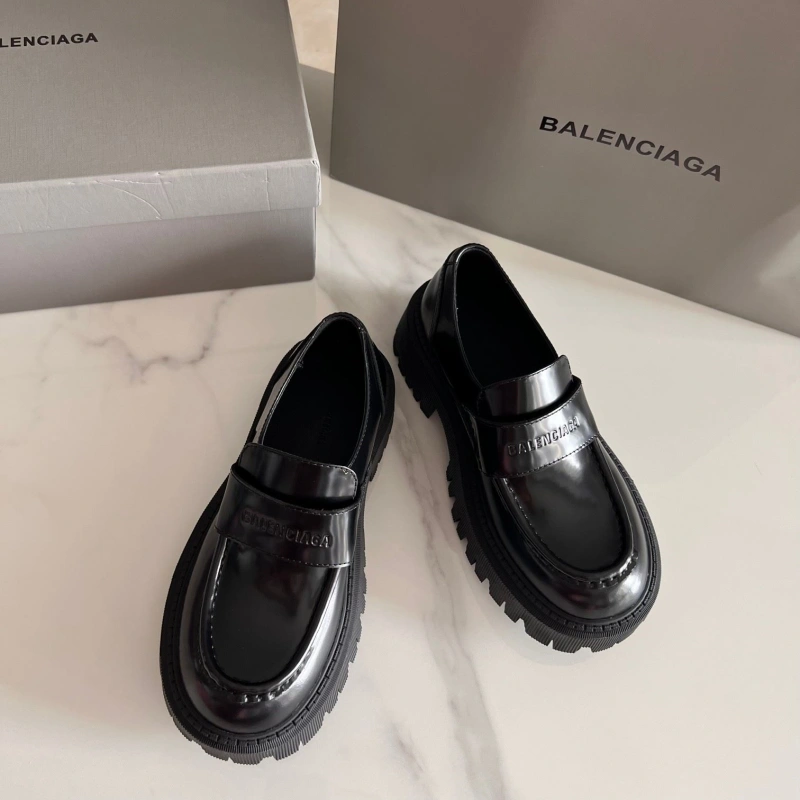 Classic Bxlxnciaga Leather Shoes 109713