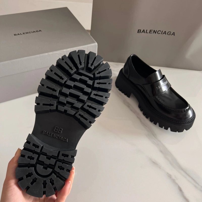 Classic Bxlxnciaga Leather Shoes 109713
