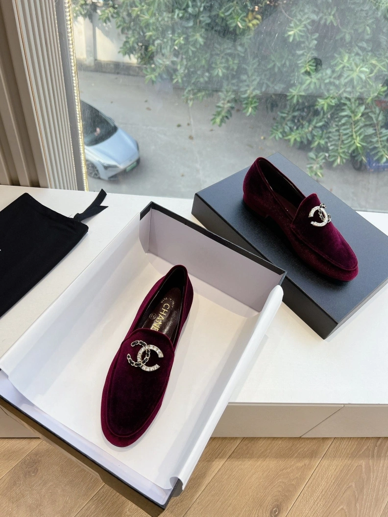 Elegant Chxnxl Leather Shoes 117876