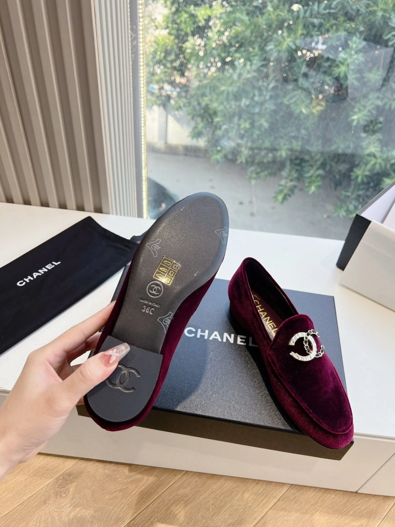 Elegant Chxnxl Leather Shoes 117876