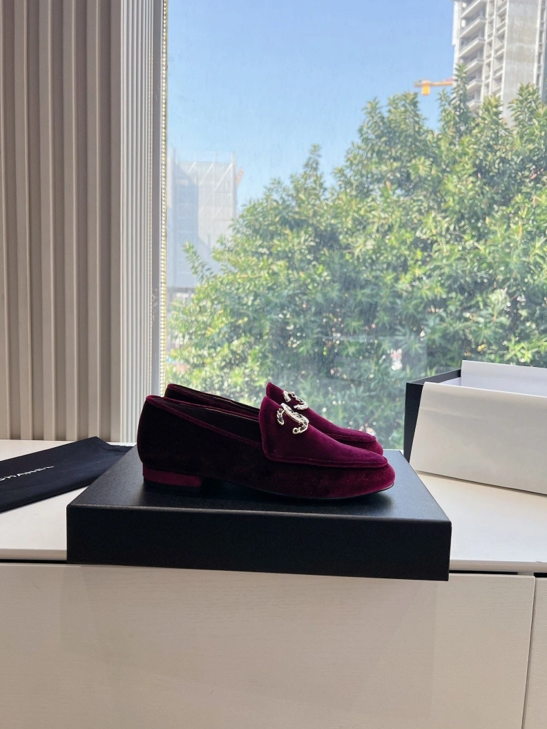 Elegant Chxnxl Leather Shoes 117876