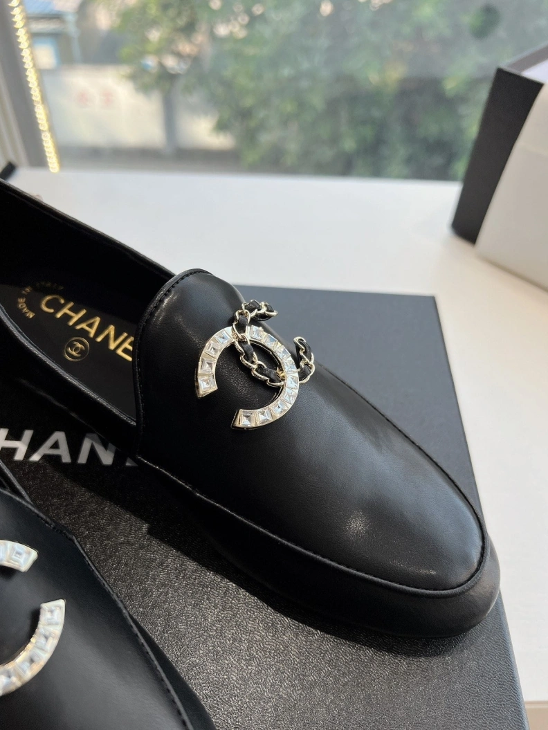 Sleek Chxnxl Leather Shoes 117879