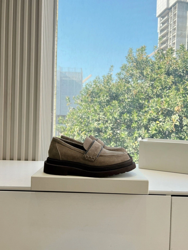 Brxnxllo Cxcxnelli Leather Shoes Affordable 113339