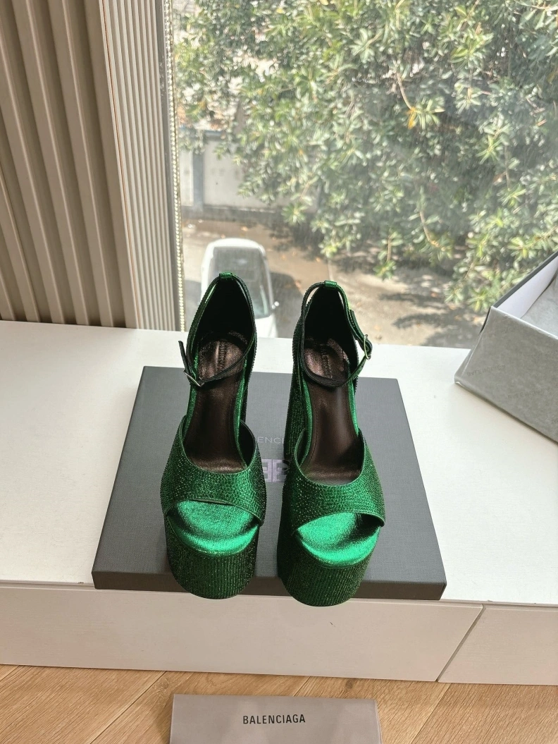 Comfortable Bxlxnciaga High Heels 109068