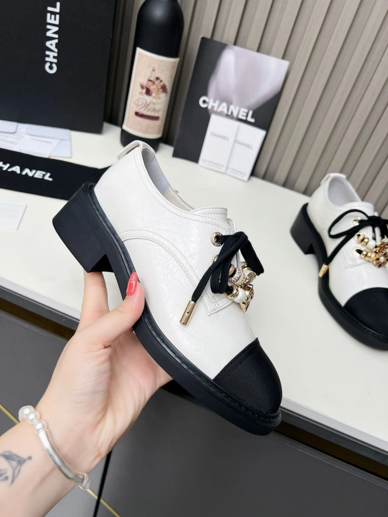 Elegant Chxnxl Leather Shoes 127147