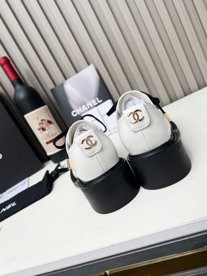 Elegant Chxnxl Leather Shoes 127147