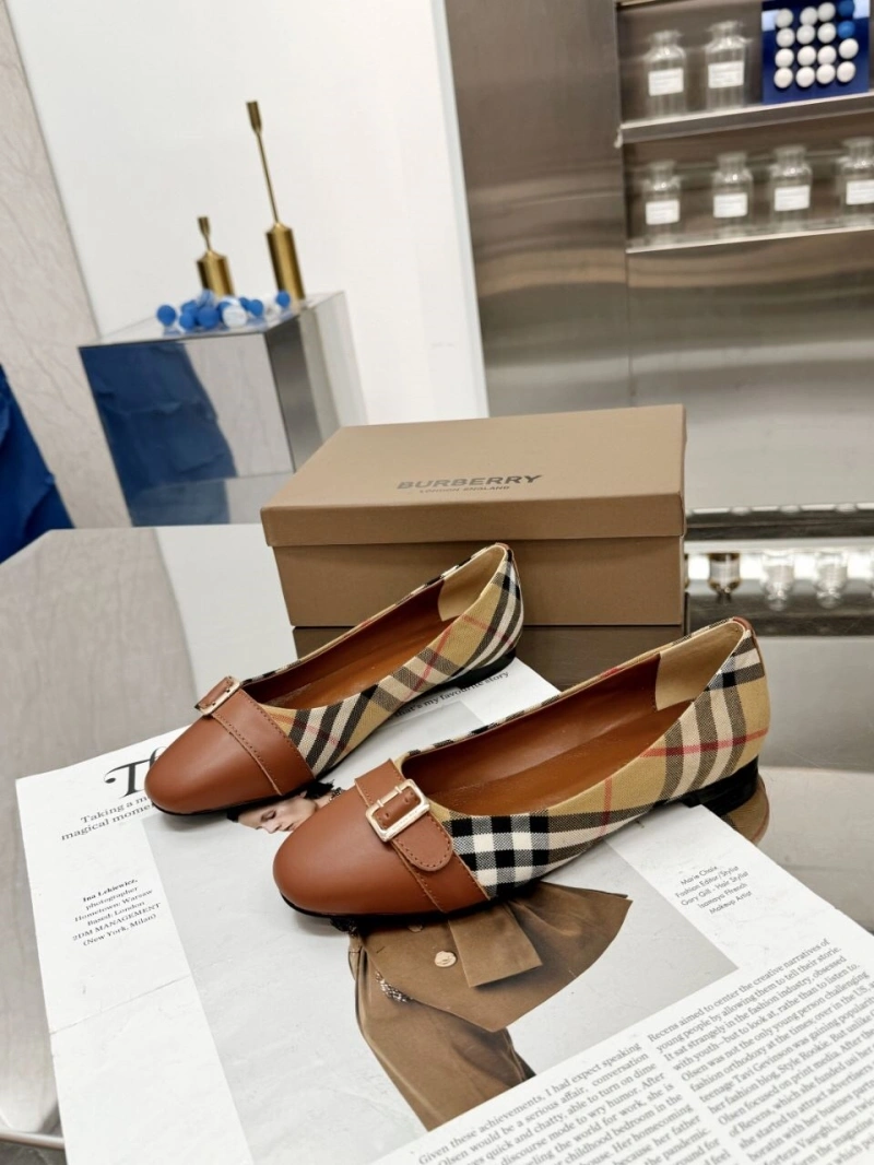 Elegant Bxrbxrry Flat Shoes 115242