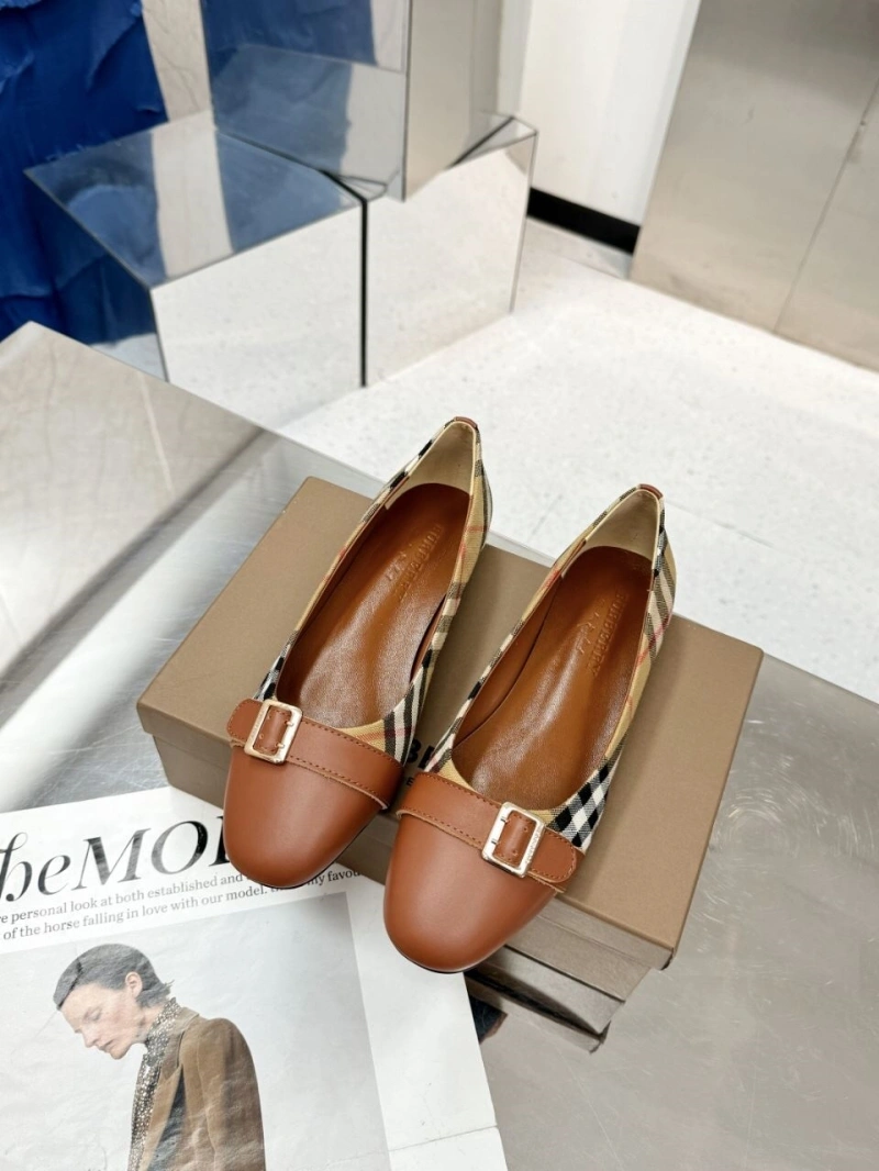 Elegant Bxrbxrry Flat Shoes 115242