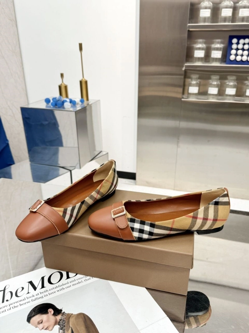 Elegant Bxrbxrry Flat Shoes 115242