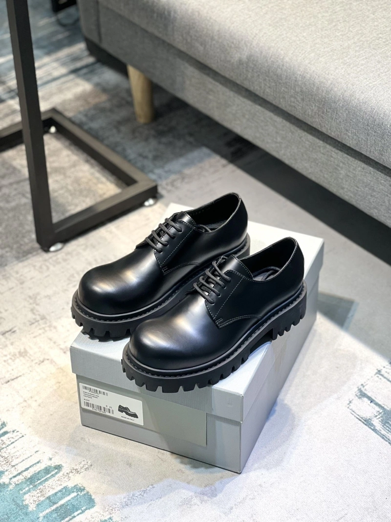 Breathable Bxlxnciaga Leather Shoes 110480