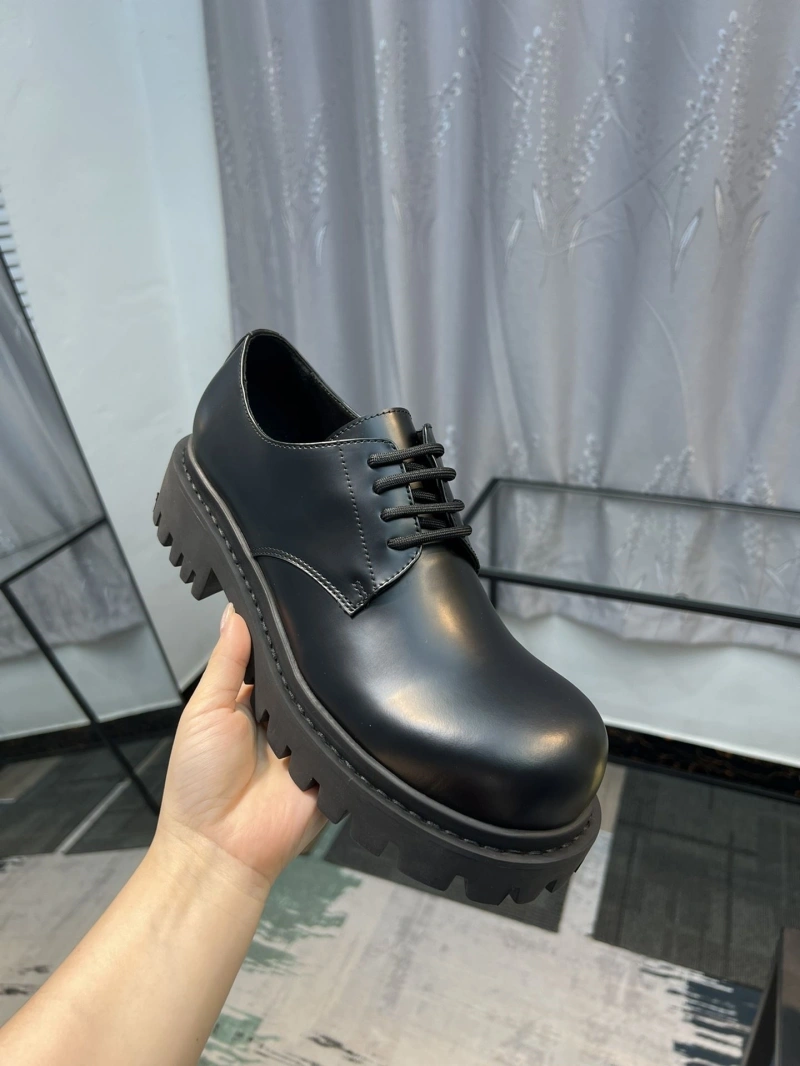 Breathable Bxlxnciaga Leather Shoes 110480