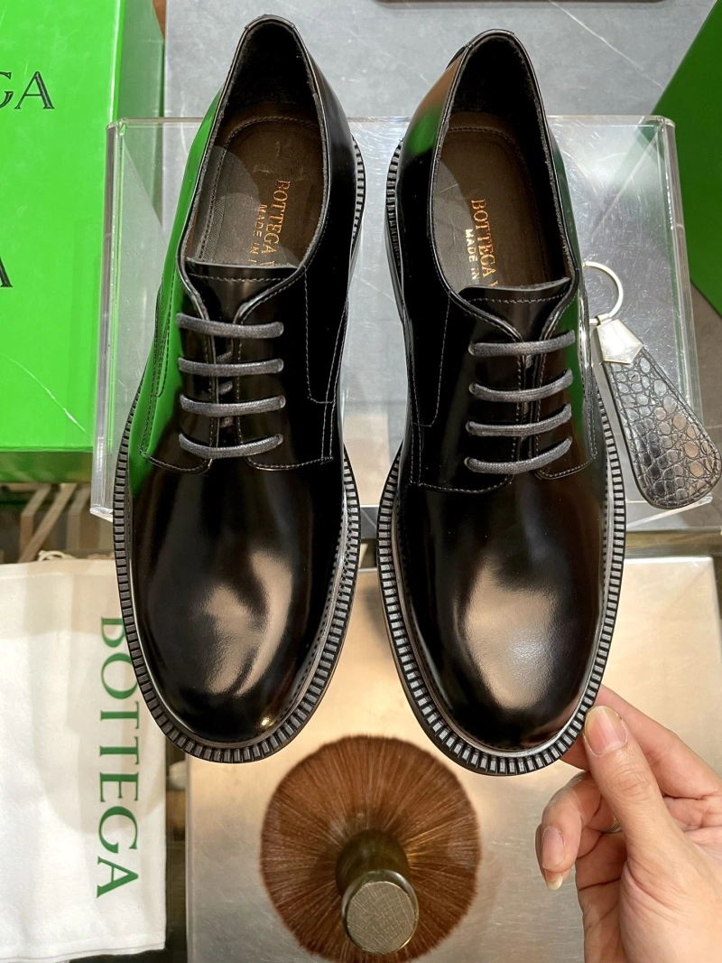 Fashionable Bxttxga Vxnxta Leather Shoes 113264
