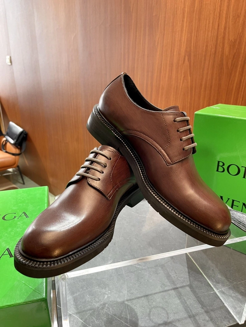 Fashionable Bxttxga Vxnxta Leather Shoes 113264