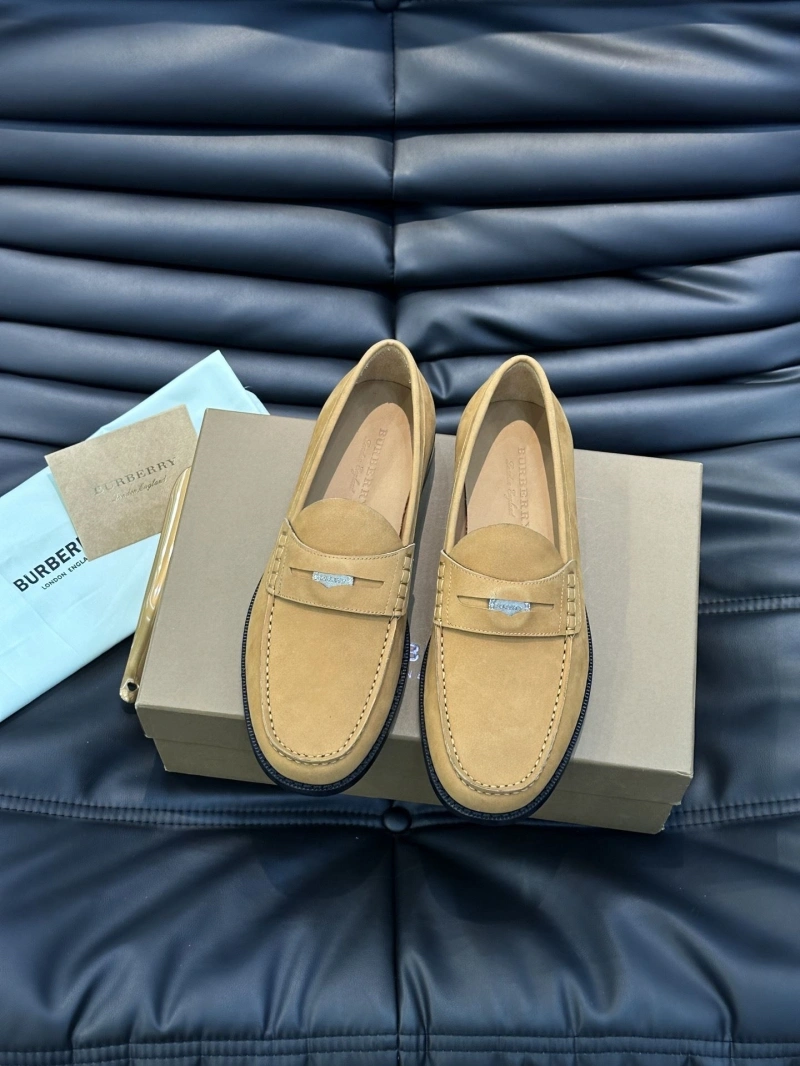 Comfortable Bxrbxrry Leather Shoes 115641