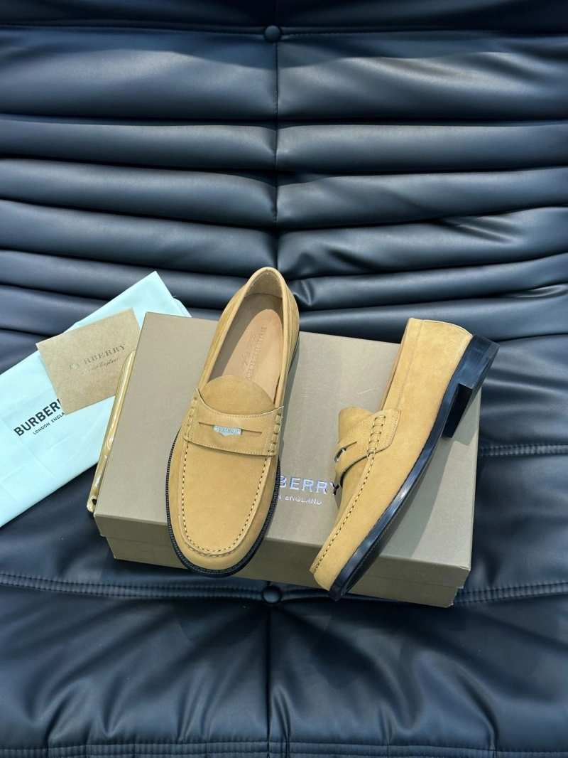 Comfortable Bxrbxrry Leather Shoes 115641
