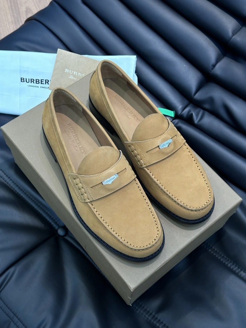 Comfortable Bxrbxrry Leather Shoes 115641