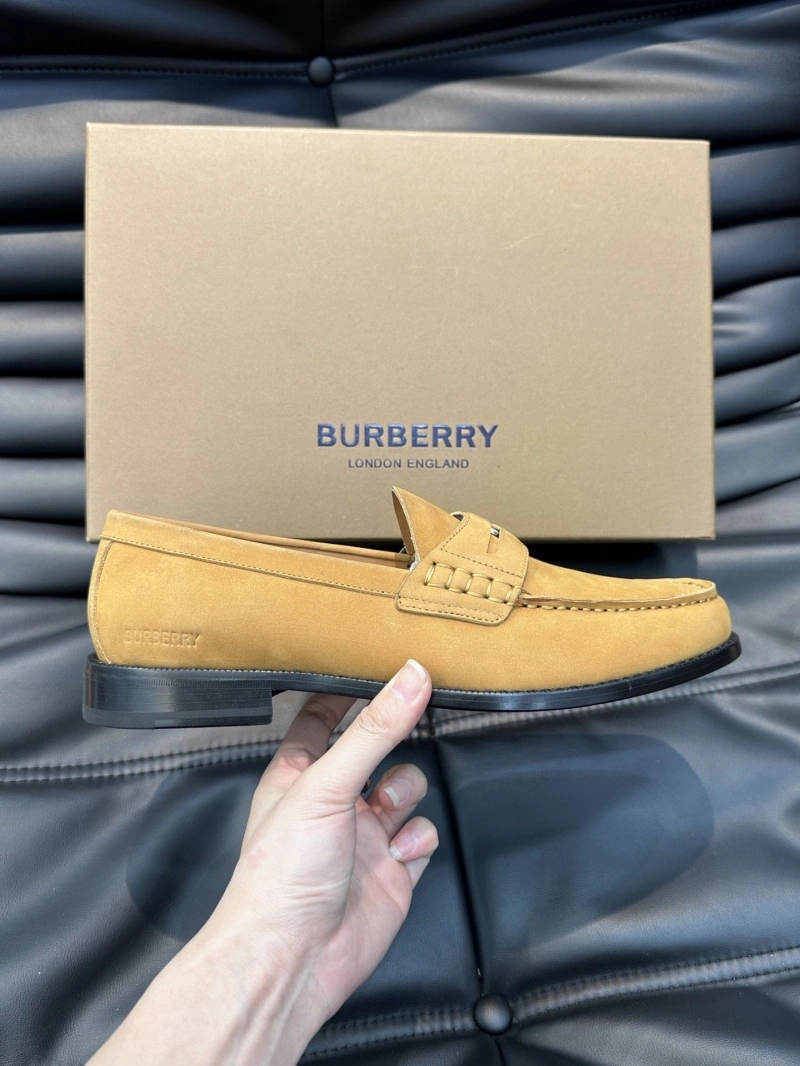 Comfortable Bxrbxrry Leather Shoes 115641