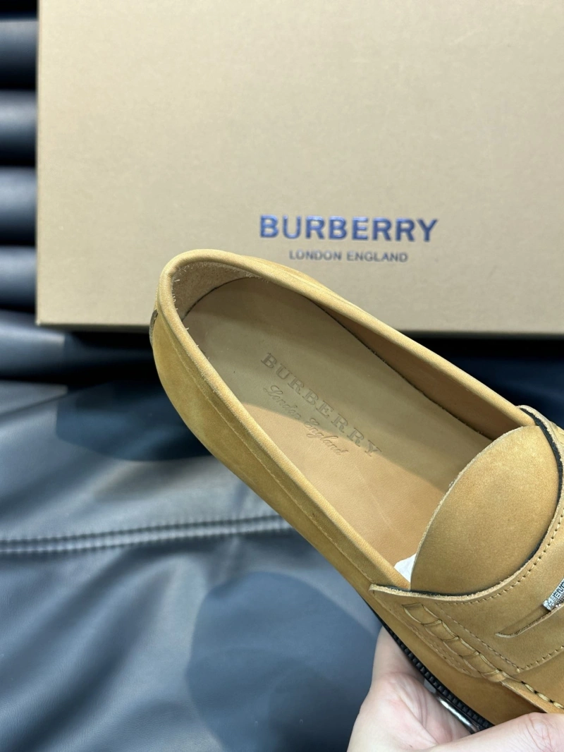 Comfortable Bxrbxrry Leather Shoes 115641