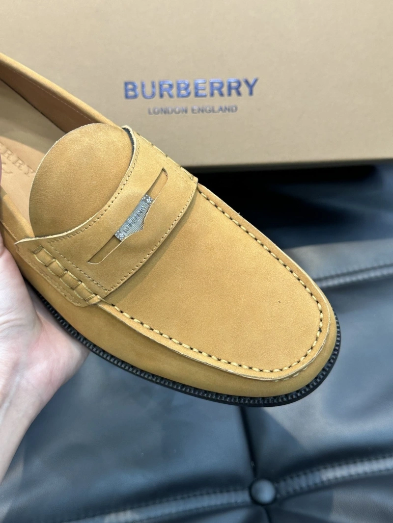 Comfortable Bxrbxrry Leather Shoes 115641