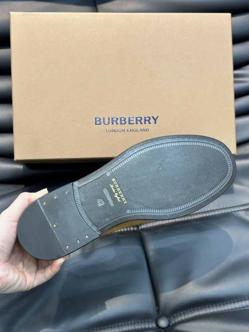 Comfortable Bxrbxrry Leather Shoes 115641