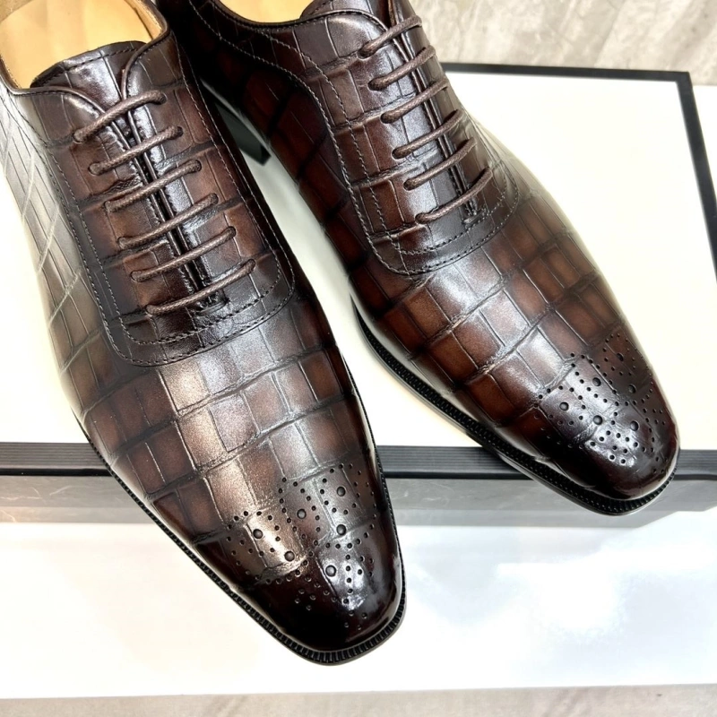 Durable Gxccx Leather Shoes 165882