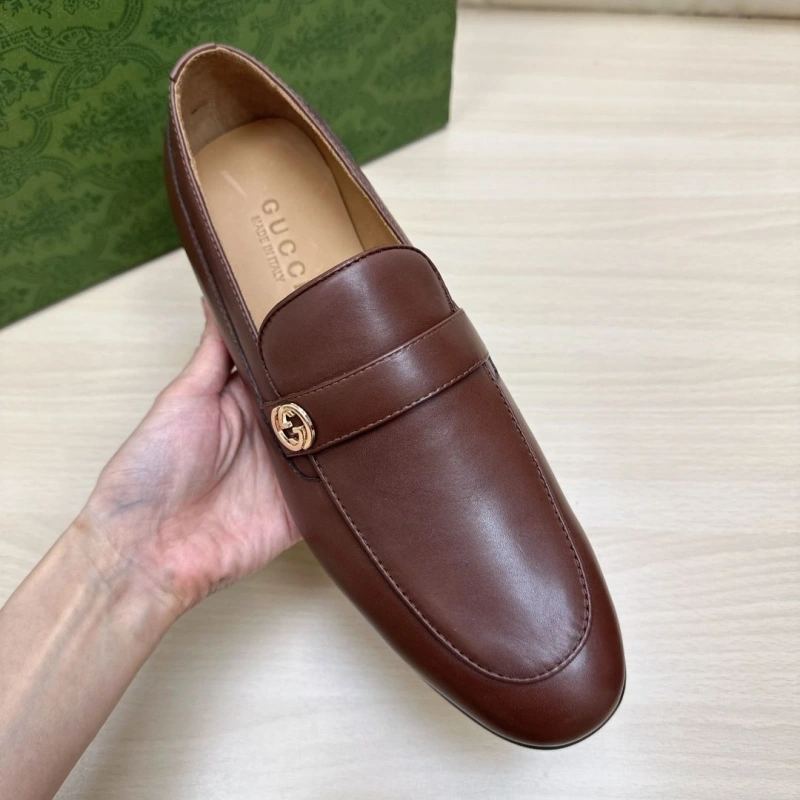 Trendy Gxccx Leather Shoes 165850