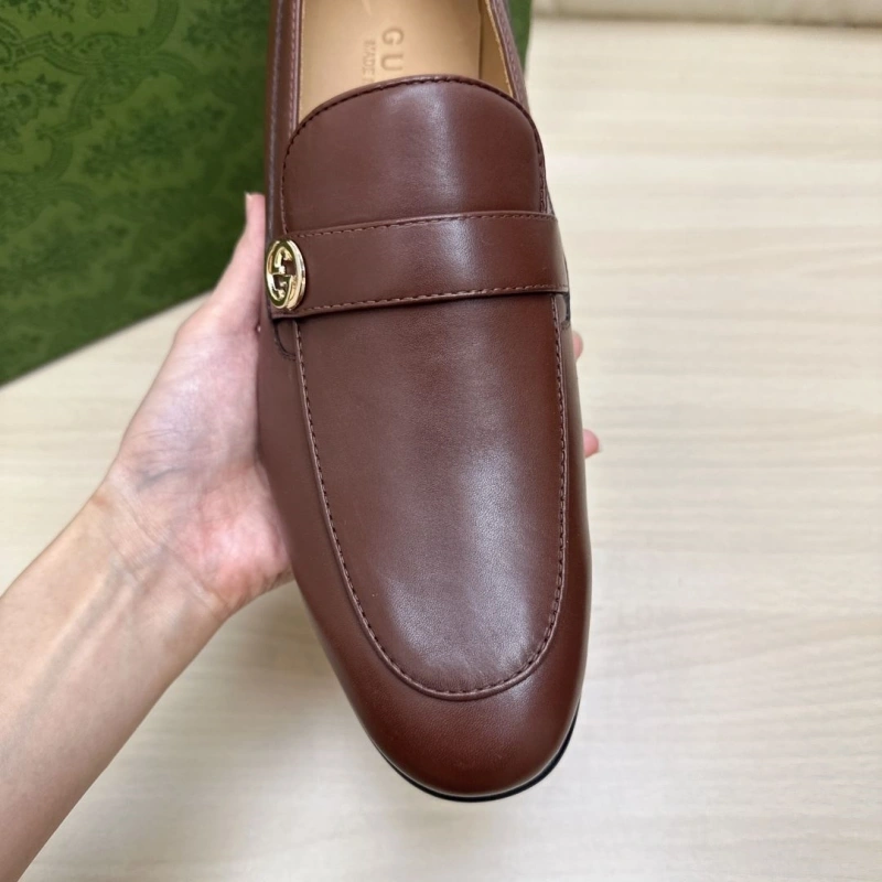 Trendy Gxccx Leather Shoes 165850