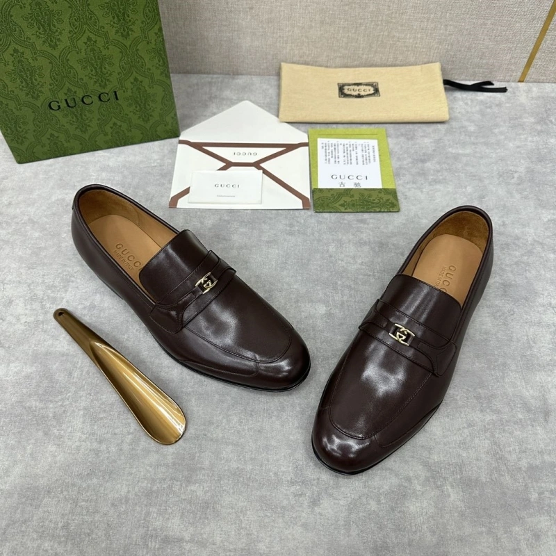 Flexible Gxccx Leather Shoes 165847