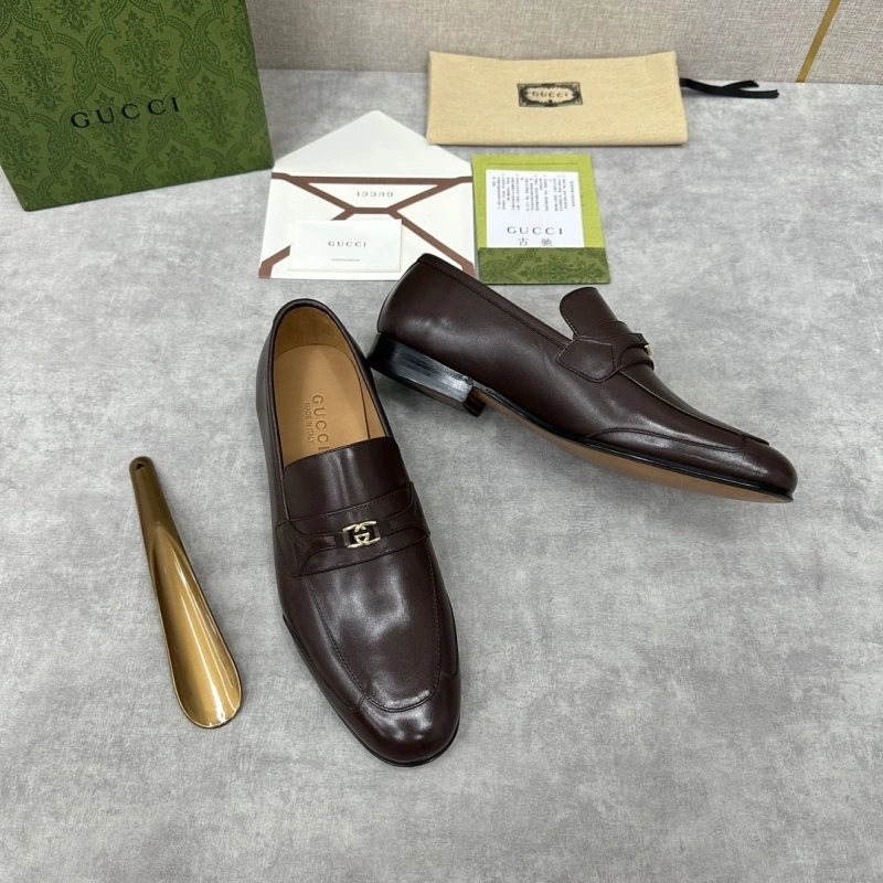 Flexible Gxccx Leather Shoes 165847
