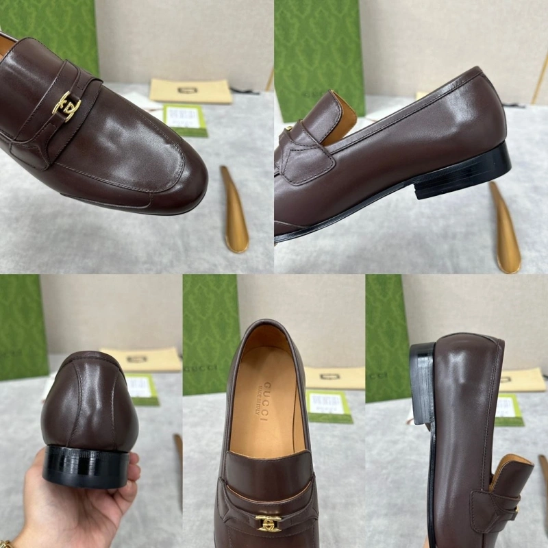 Flexible Gxccx Leather Shoes 165847