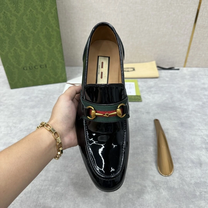 Trendy Gxccx Leather Shoes 165819