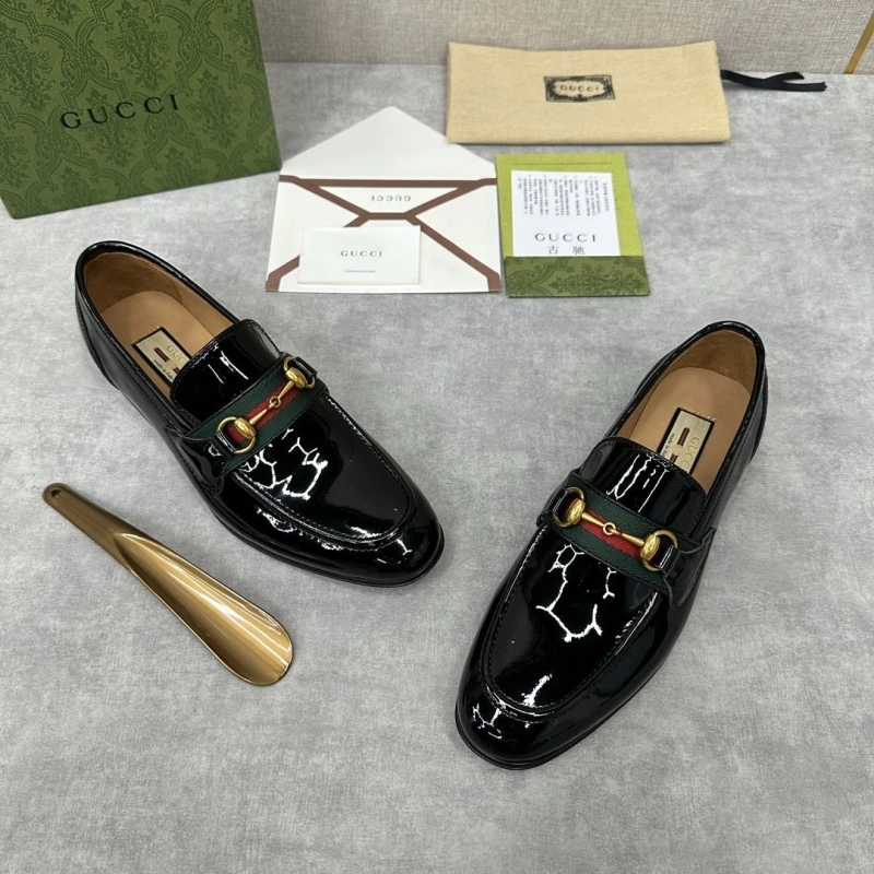 Trendy Gxccx Leather Shoes 165819