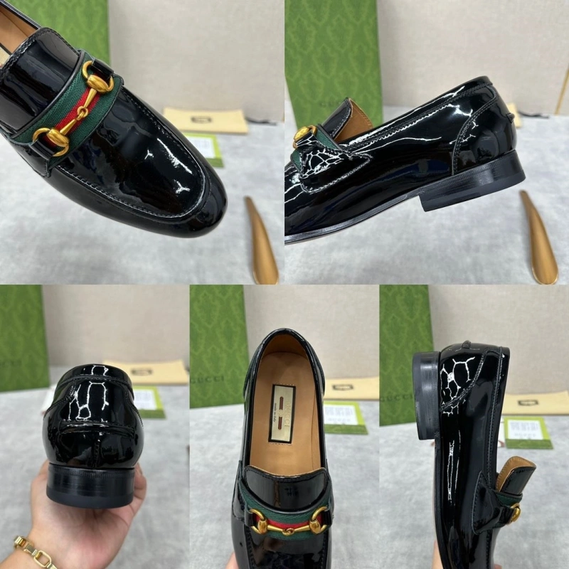 Trendy Gxccx Leather Shoes 165819