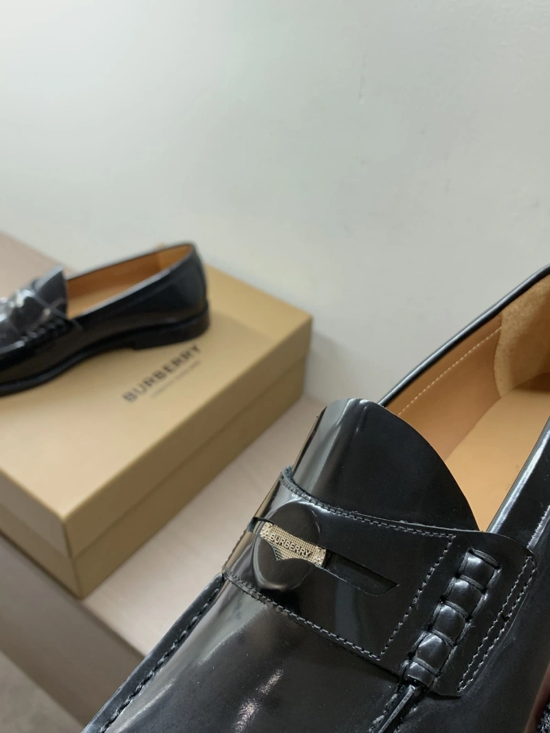 Stylish Bxrbxrry Leather Shoes 115624