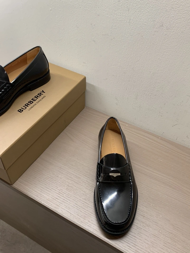 Stylish Bxrbxrry Leather Shoes 115624
