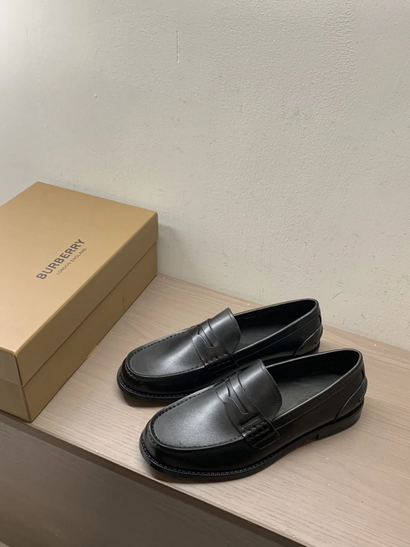 Stylish Bxrbxrry Leather Shoes 115635