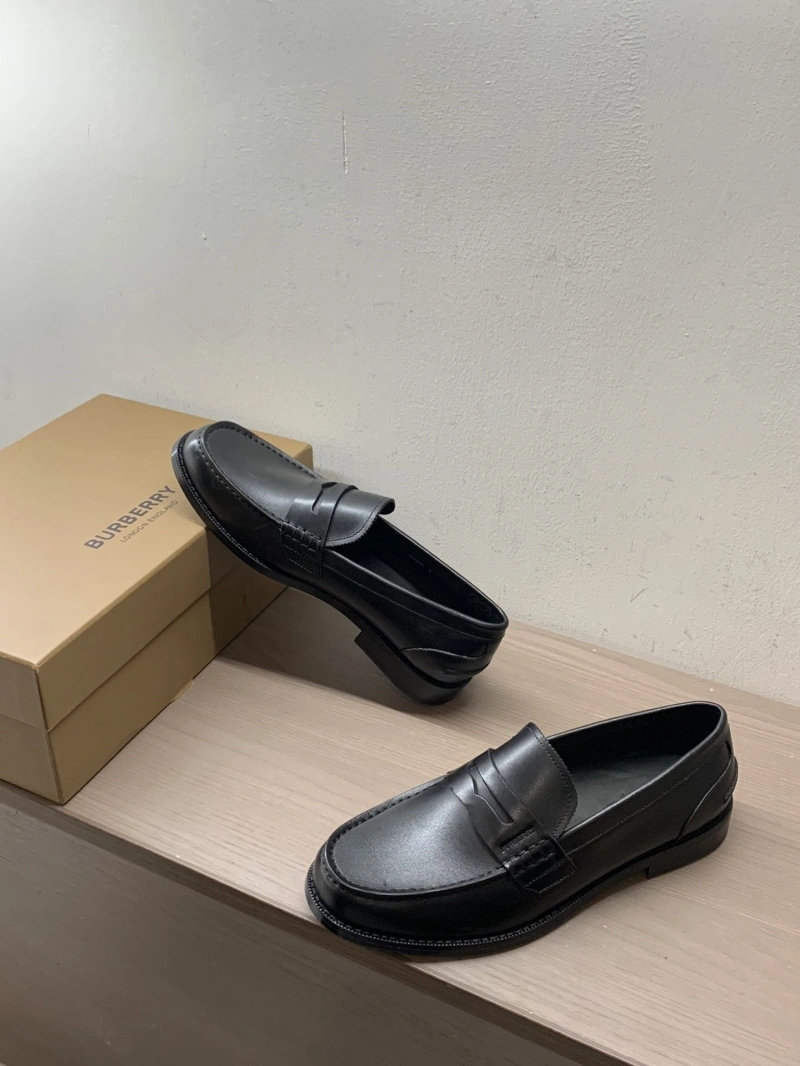 Stylish Bxrbxrry Leather Shoes 115635
