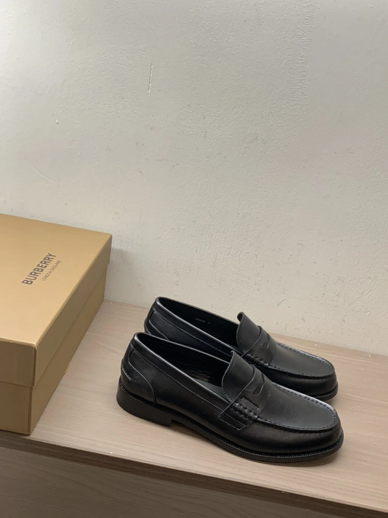Stylish Bxrbxrry Leather Shoes 115635