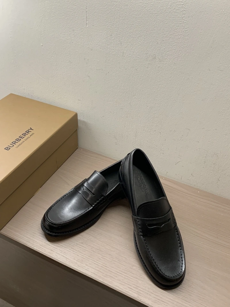 Stylish Bxrbxrry Leather Shoes 115635