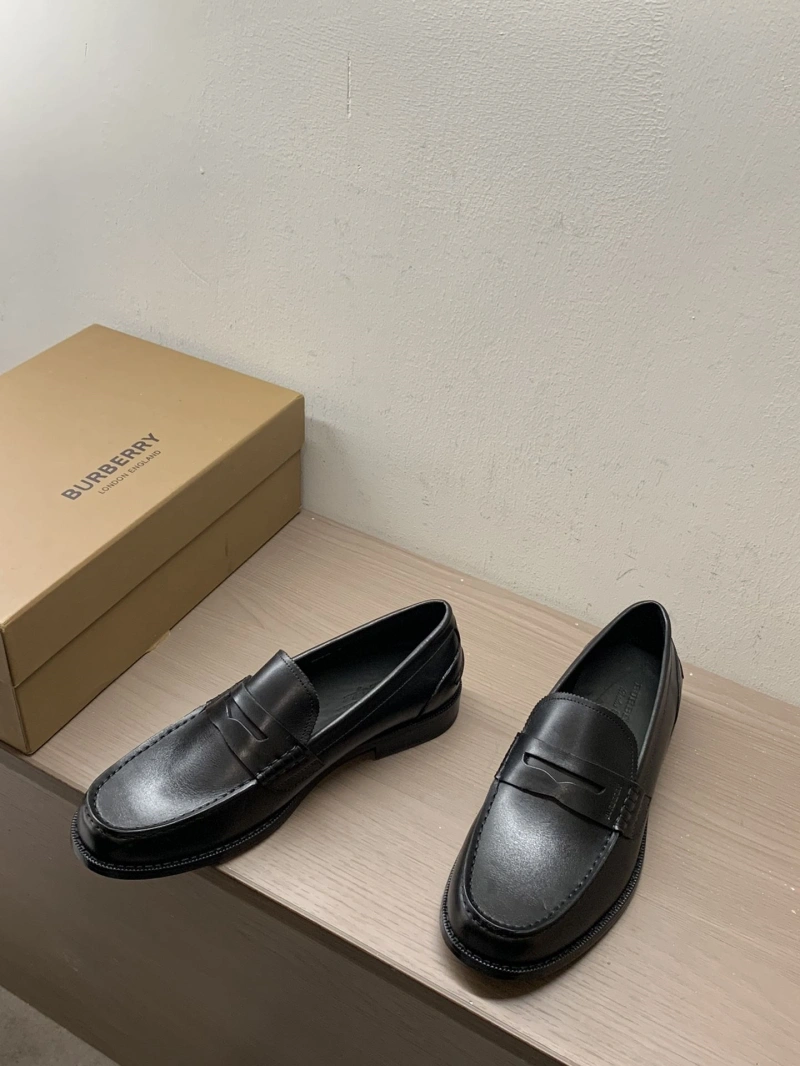 Stylish Bxrbxrry Leather Shoes 115635